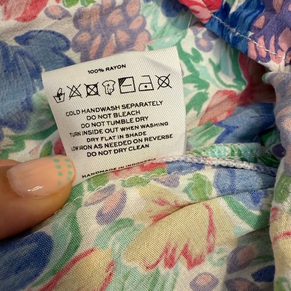 Faithfull The Brand Mathilde Jemima Floral Dress Small - Picture 11 of 12